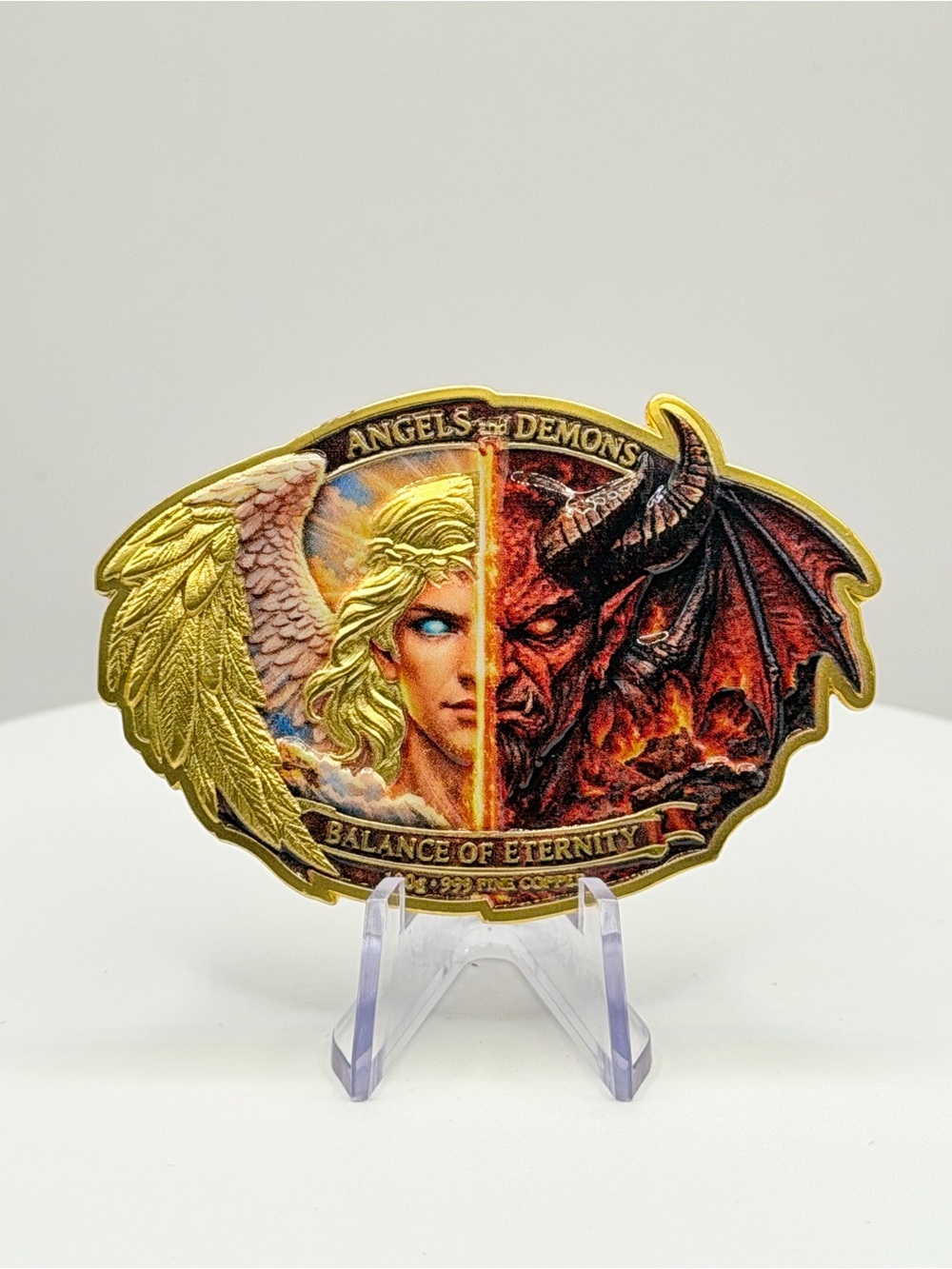 2026 Angels & Demons Balance of Eternity 100g Gold Plated Copper Medal Box Set